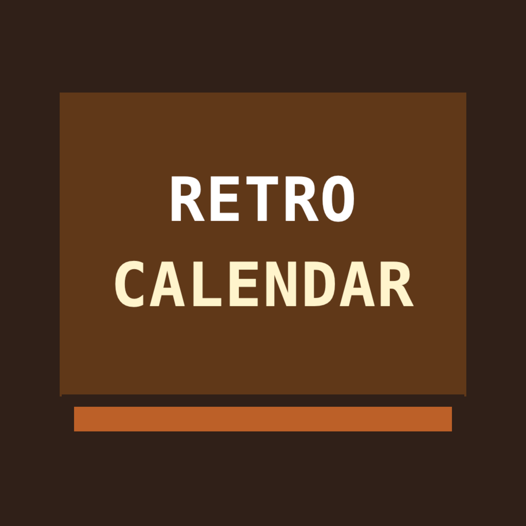 RetroCalendar app icon